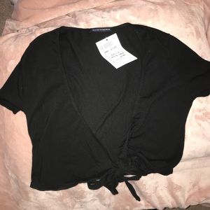 Brandy Melville low cut tie top